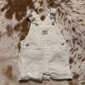OshKosh B'gosh Classic White Kids Overalls
